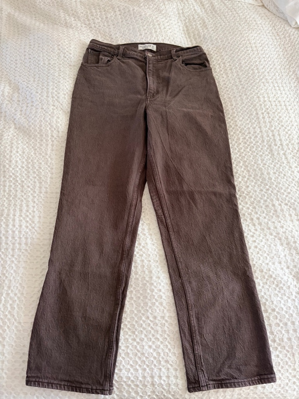 Abercrombie & Fitch Brown Straight Leg Jeans Size 30/Regular